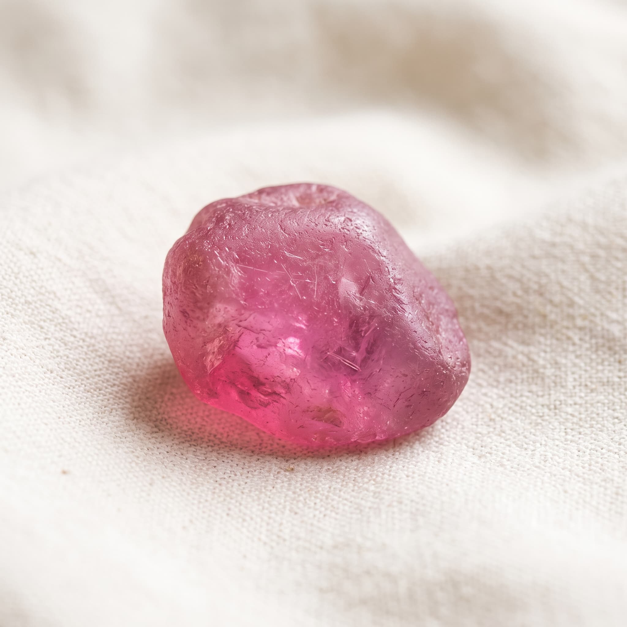 Purple Sapphire, 4.10 carat rough from Sri Lanka