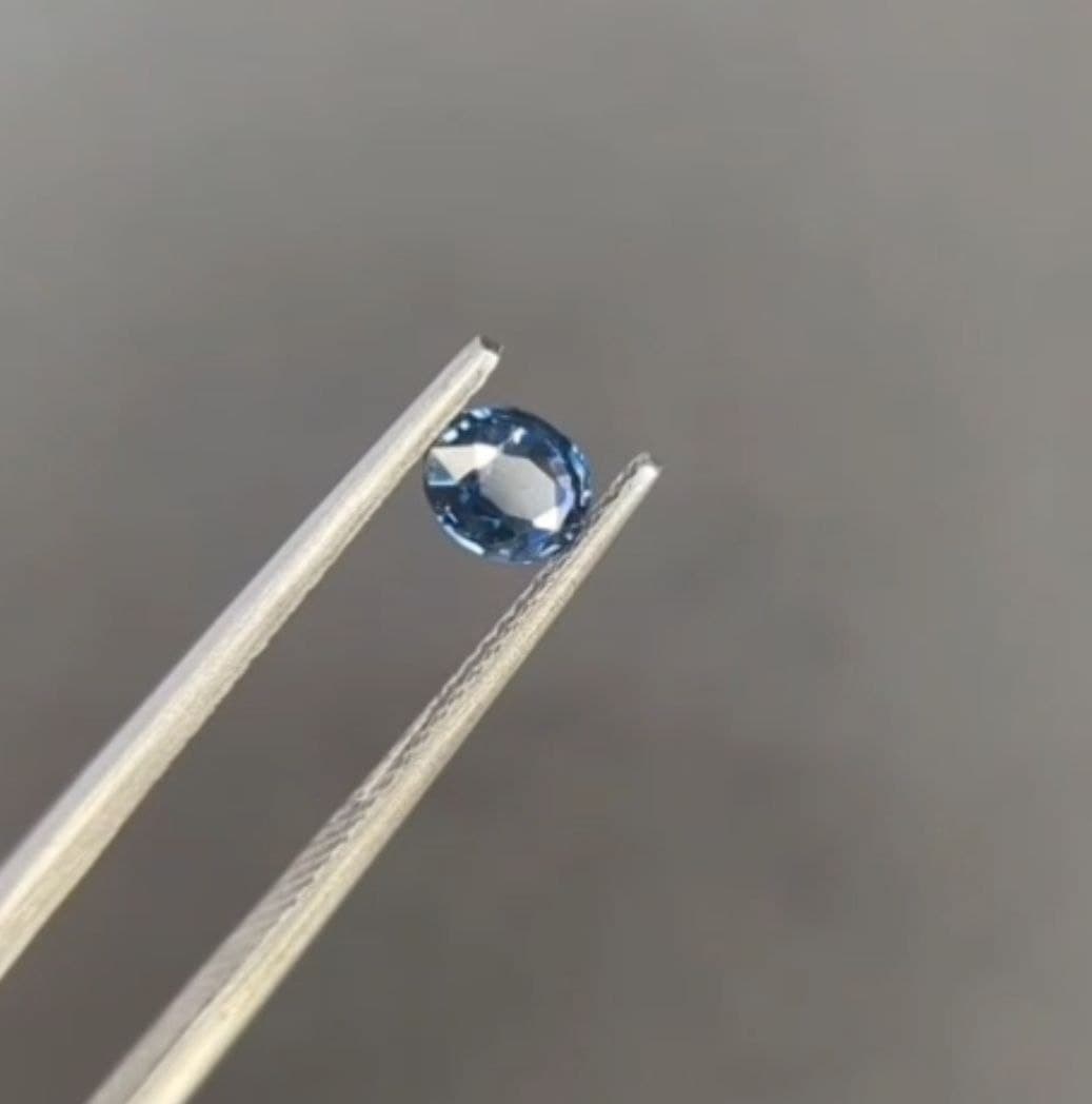 Blue Spinel, 0.95 carat oval from Sri Lanka